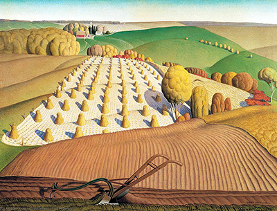 Fall Plowing Grant Wood